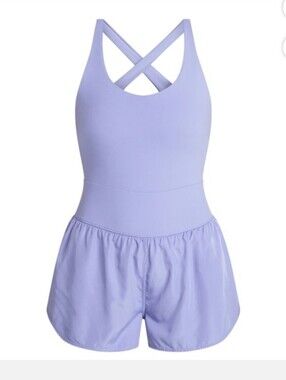 Avia Women's Cross-Back Active Romper
